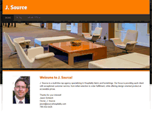 Tablet Screenshot of jsourcehospitality.com